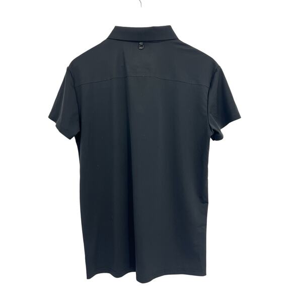 Stone Falcon Black Short Sleeve Polo Shirt Men’s Small NWT - Picture 2 of 5